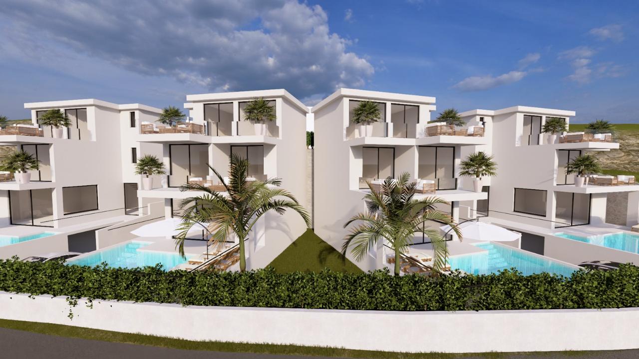 Ville Individuali In Vendita A Golem, Durrës, Albania Con Piscina Privata